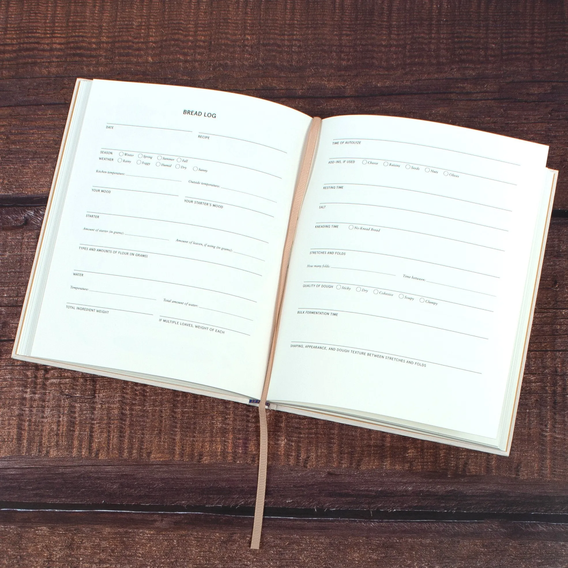 The Bread Baker's Notebook