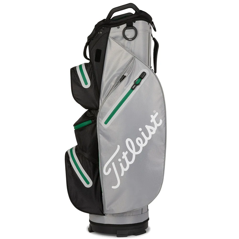 Titleist 14 StaDry Cart Bag - Grey/Black/Green