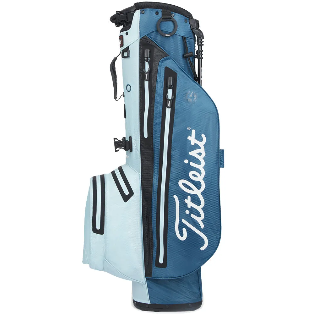 Titleist Players 4 StaDry Waterproof Stand Bag - Lagoon/Sky/Black