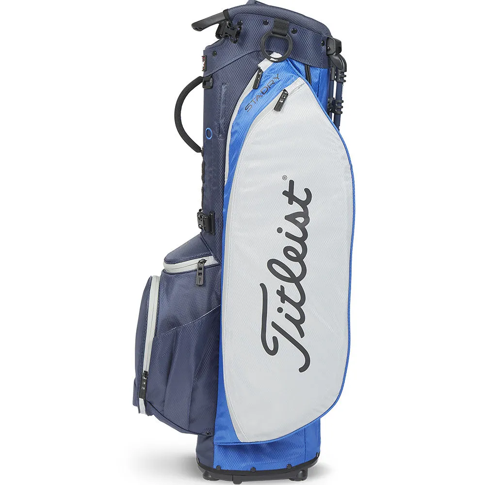 Titleist Players 5 StaDry Waterproof Stand Bag - Navy/Royal/Grey