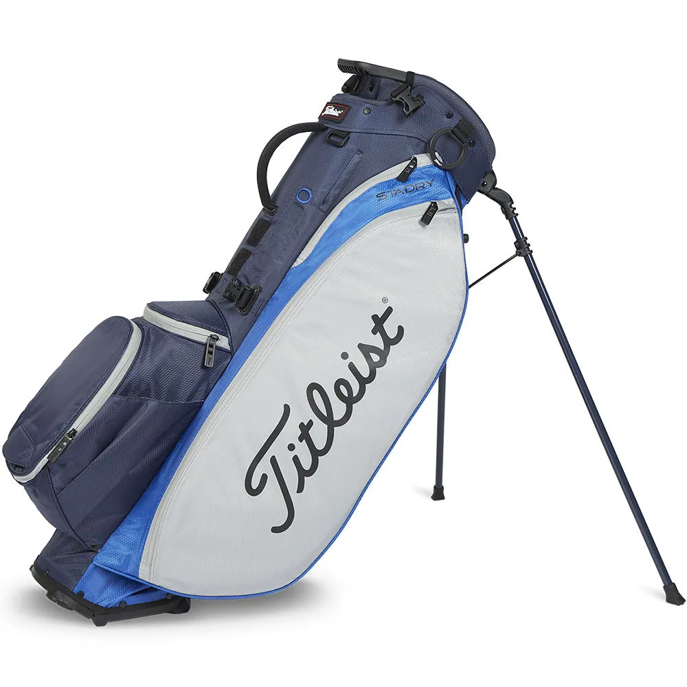 Titleist Players 5 StaDry Waterproof Stand Bag - Navy/Royal/Grey