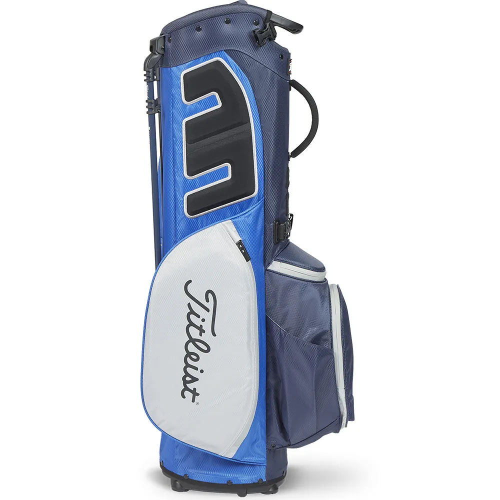 Titleist Players 5 StaDry Waterproof Stand Bag - Navy/Royal/Grey