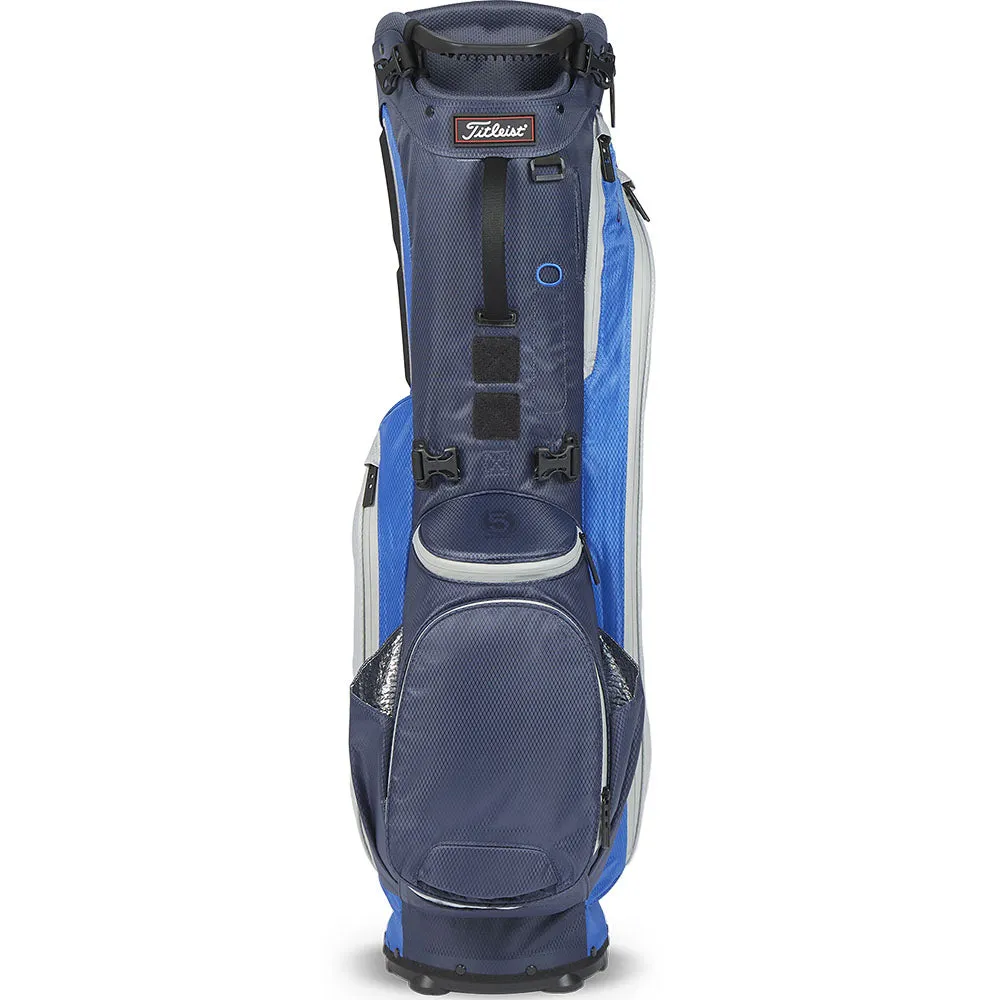 Titleist Players 5 StaDry Waterproof Stand Bag - Navy/Royal/Grey