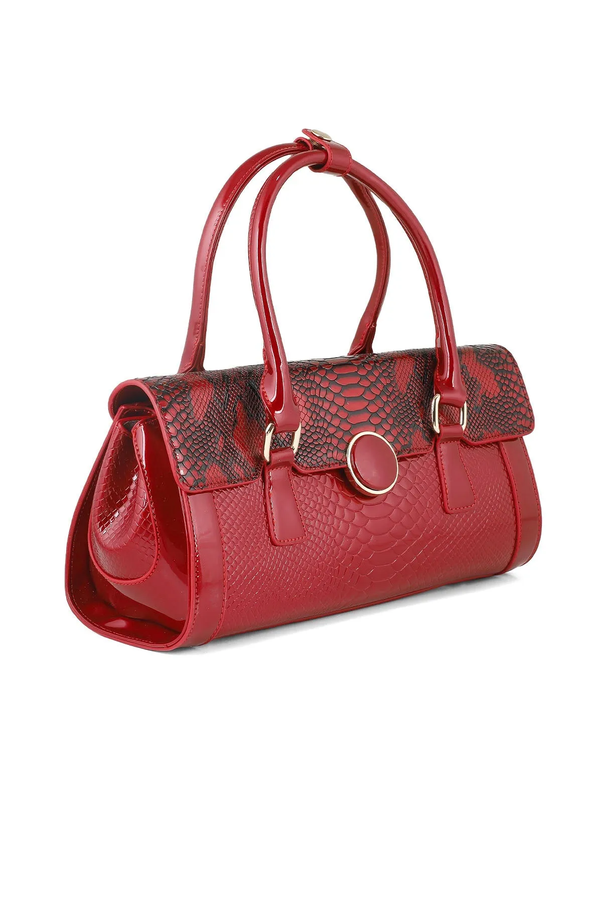 Top Handle Hand Bags B14998-Maroon