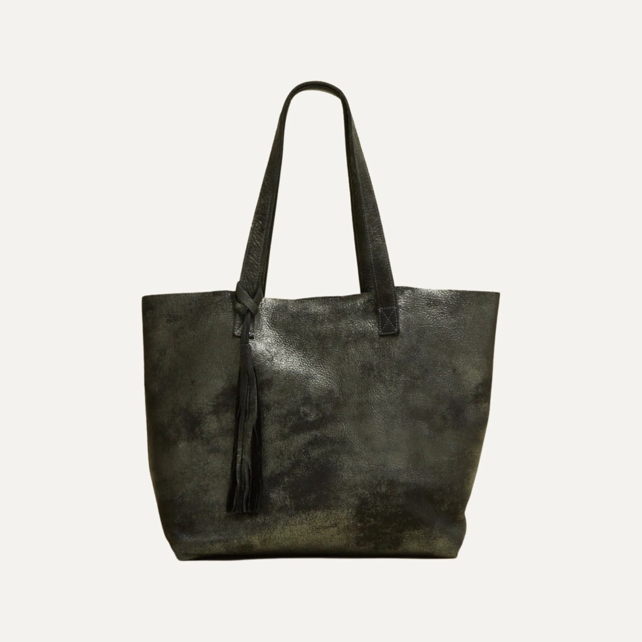 Tote Bag | Black Metallic