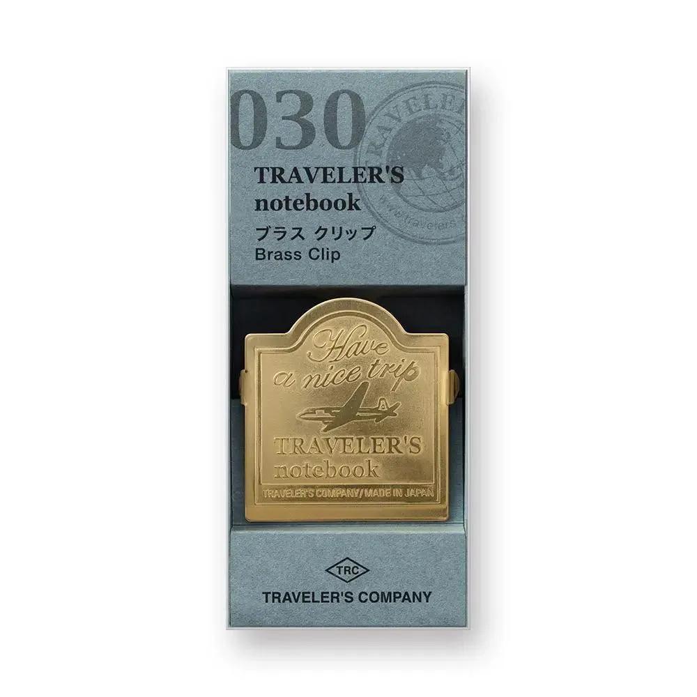 Traveler's Company - 030 Brass Clip - Airplane