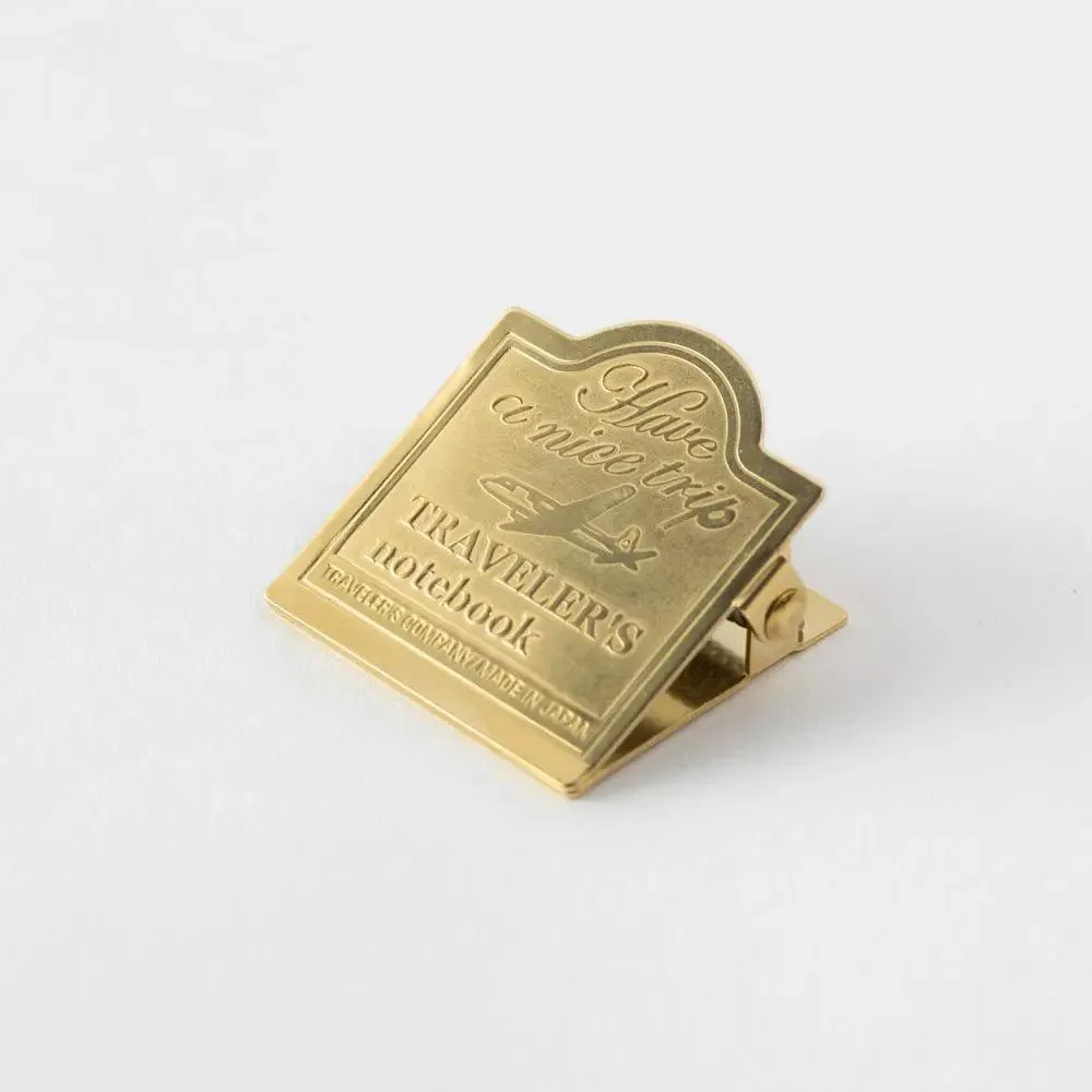 Traveler's Company - 030 Brass Clip - Airplane