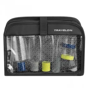 Travelon One Quart Wet/Dry Bag with Plastic Bottles