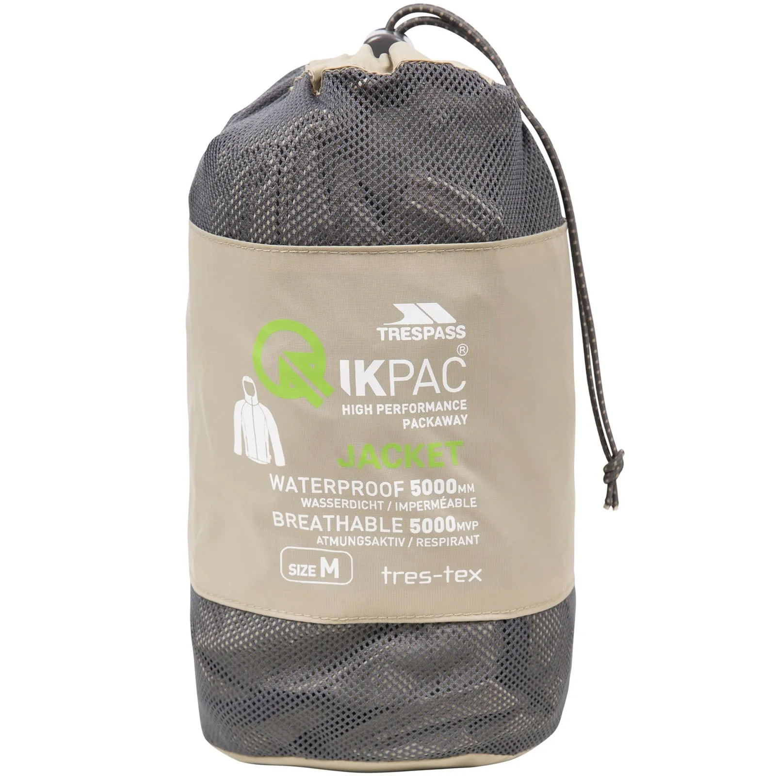 Trespass Qikpac Waterproof Packaway Jacket