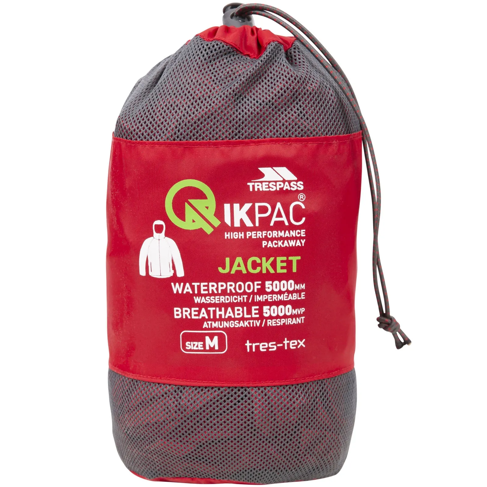 Trespass Qikpac Waterproof Packaway Jacket