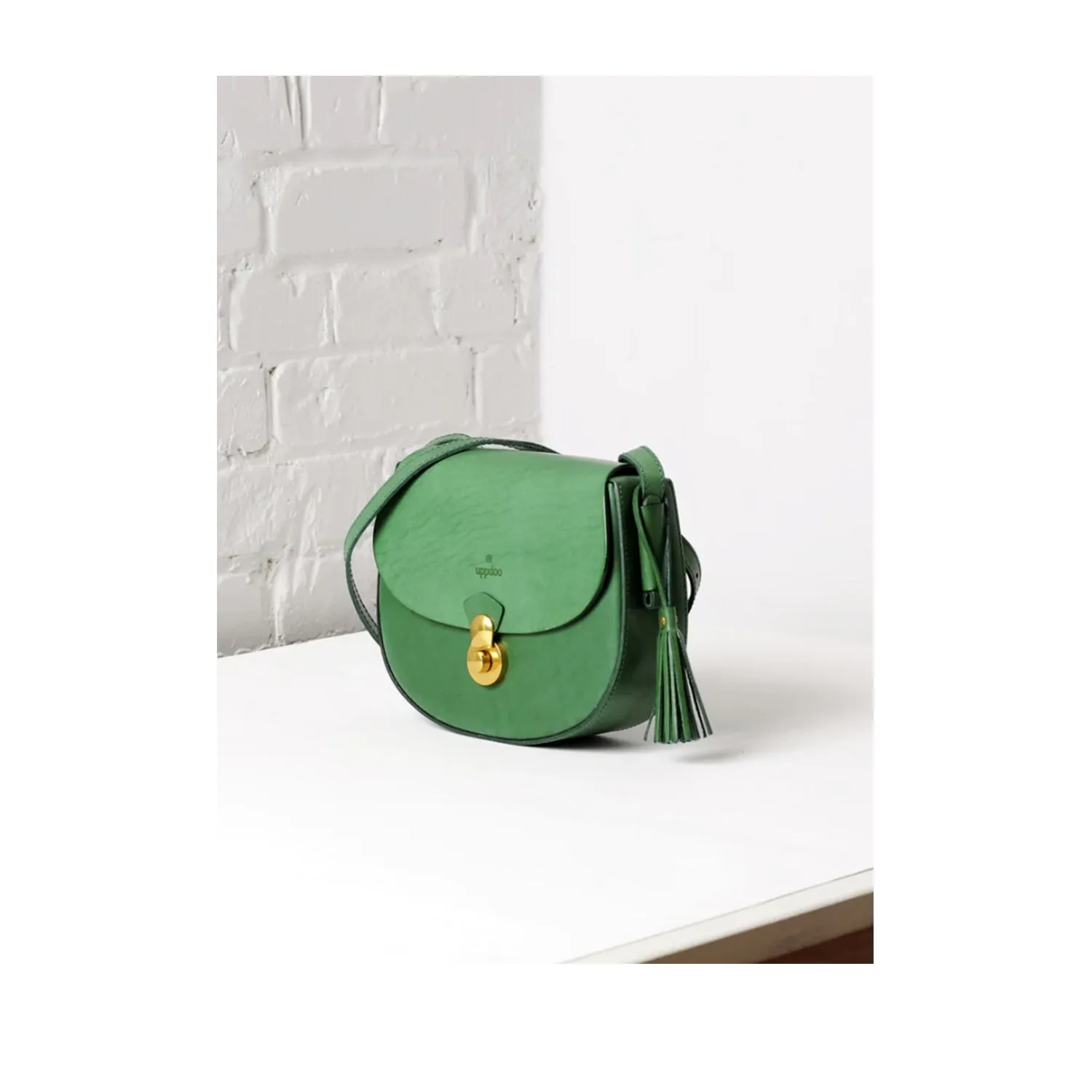 Uppdoo Vive Classic Saddle Bag in Green