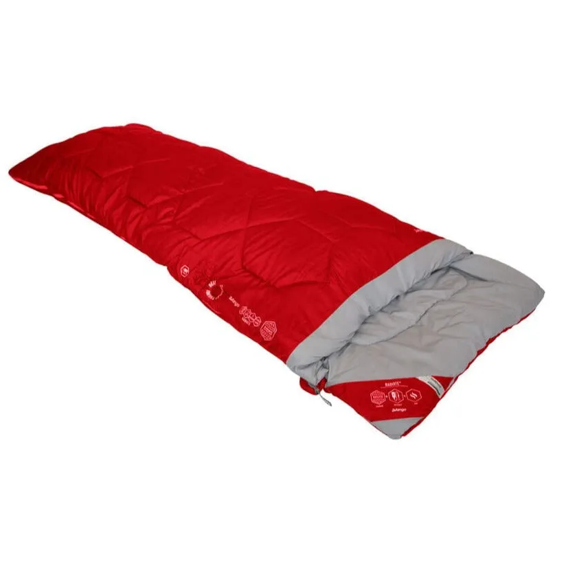 Vango Radiate Heated Single Sleeping Bag - Red