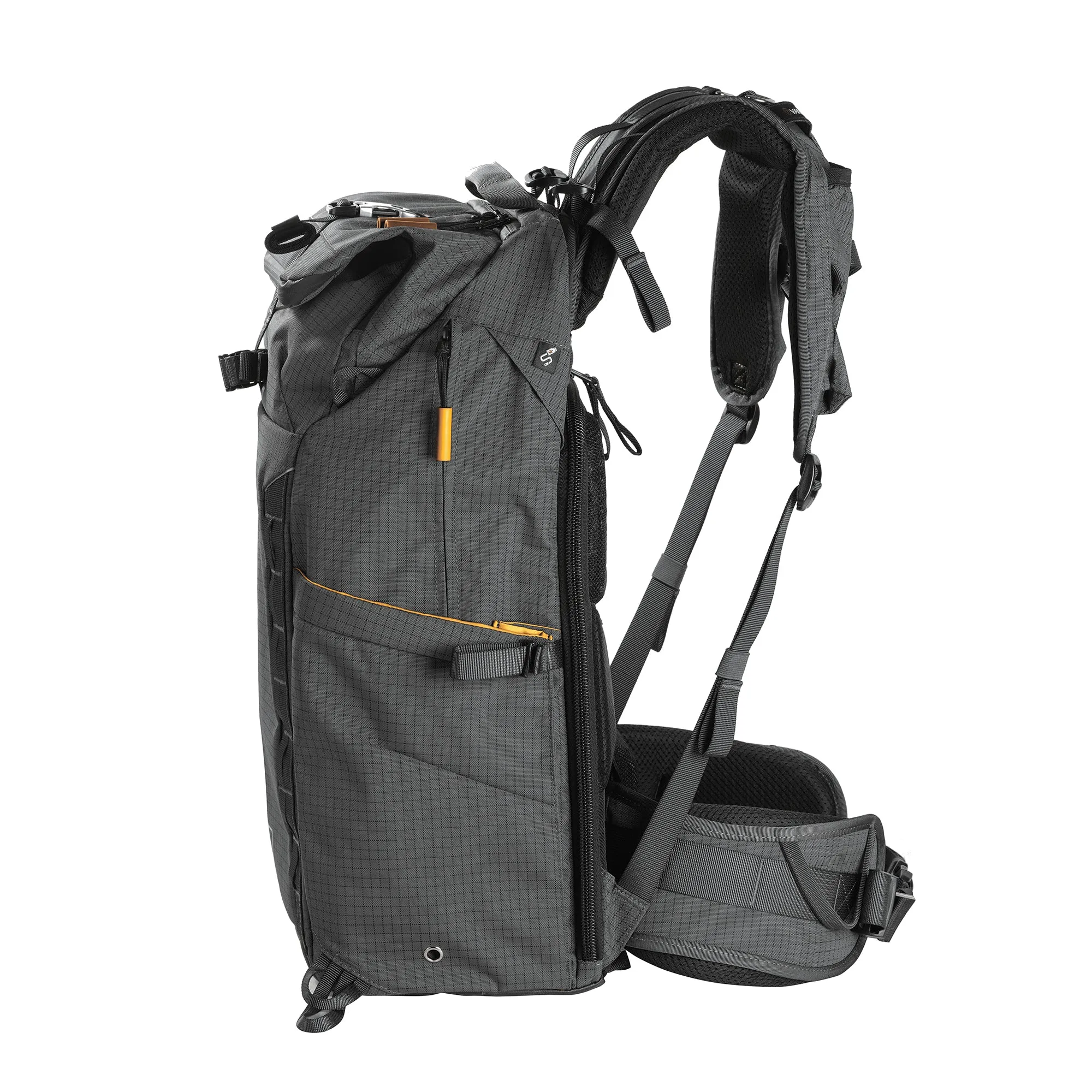 VEO Active 53 45 Litre Trekking Backpack - For Pro DSLR/Pro Mirrorless Body With Grip - Grey