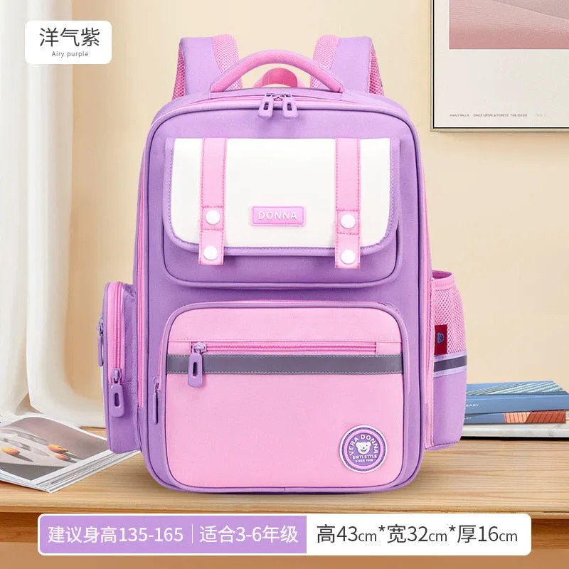 Waterproof children School Bags boys Girls primary school Backpacks kids book bag Schoolbag Orthopedic Backpack mochila infantil