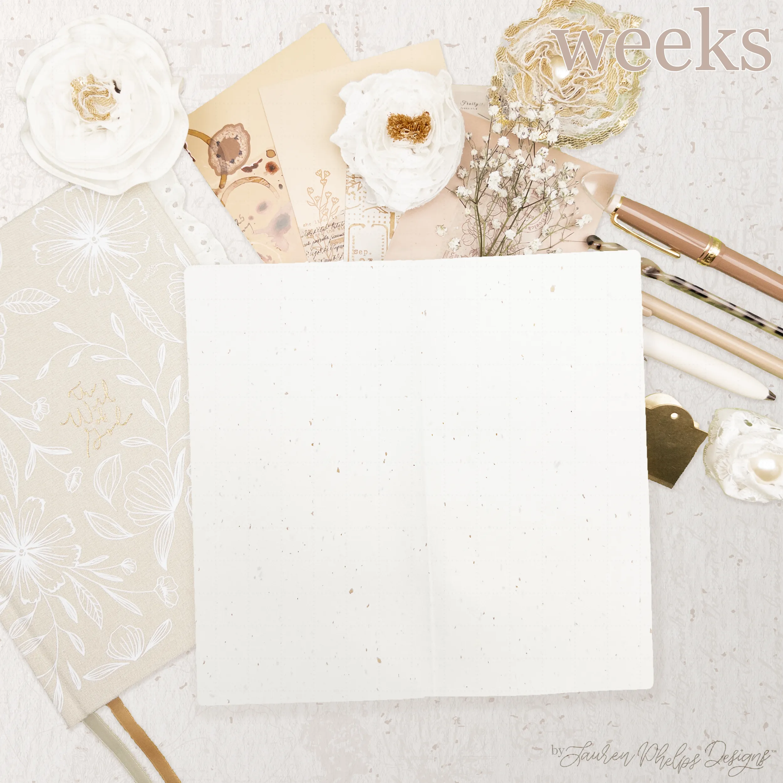 Weeks Live | Plan | Dream® Notebook by Lauren Phelps Designs