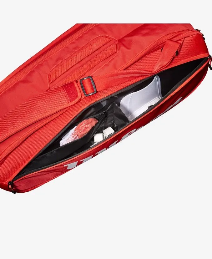 Wilson Super Tour 6 Pack Tennis Bag - Red