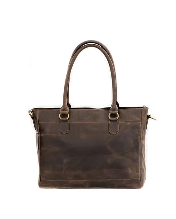 Zemp Casablanca 13” Tote | Waxy Brown