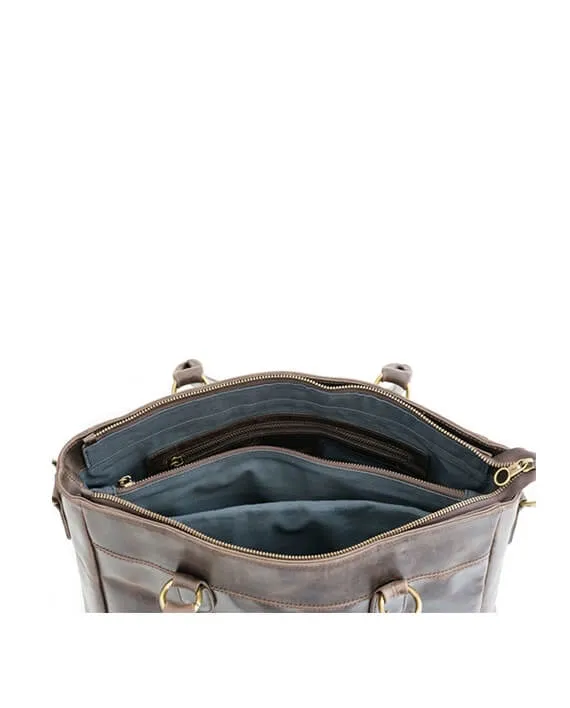 Zemp Casablanca 13” Tote | Waxy Brown